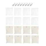 Maxbell 8Pcs Curtain Weight Bags for Wind Unfilled for Window Tablecloth Garden Flag