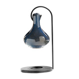 Maxbell Tealight Candle Holder Tear Drop Oil Warmer SPA Hanging Essential Oil Burner Deep Blue