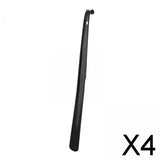 Maxbell 4xShoe Horn with Hanging Hole Portable Shoehorn for Children Women Men Elderly Black