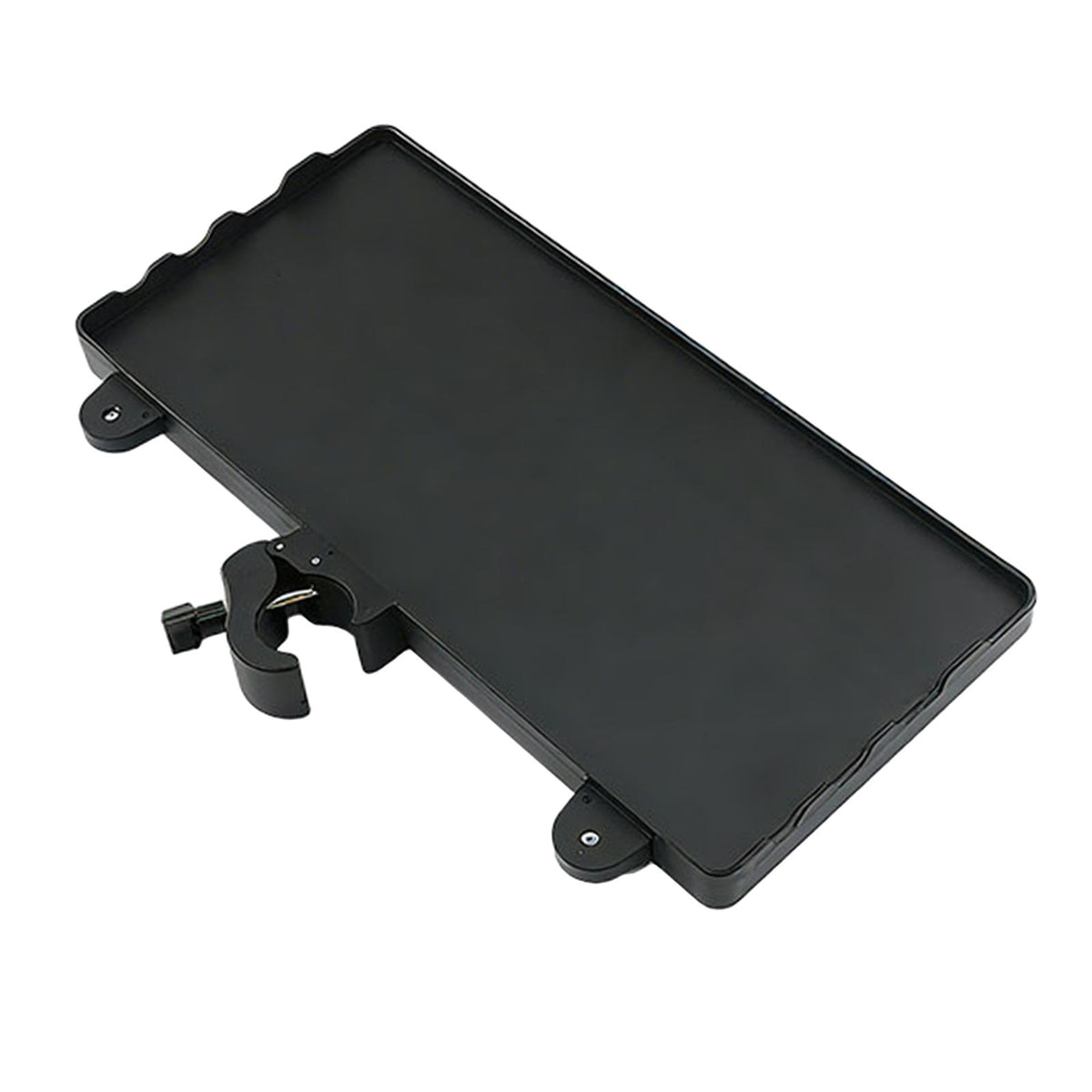 Maxbell Microphone Stand Tray Sound Card Holder 35cmx16.5cm Adjustable Utility Shelf