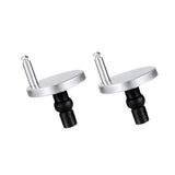 Maxbell 2x Toilet Seat Hinge Fixings Durable Universal Toilet Seat Replacement Parts Style B