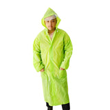 Maxbell Maxbell Emergency Rain Ponchos with Pockets Hood for Men Women Kids green-L