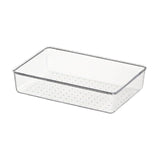 Maxbell Drawer Organizer Clear for Bedroom Dresser Kitchen Gadgets Utensils Bathroom 23cmx15cm
