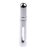 Maxbell Maxbell 12ml Fine Mist Sprayer Bottle Makeup Atomizer with Viewing Window Silver