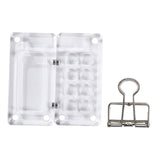 Maxbell Watercolor Palette Acrylic Storage Artists Organizer Practical Empty Palette 8 grids