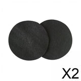 Maxbell 2x2 Pieces Oil Drain Splash Pad Car Oil Changing Transmission Drain Pan Mat Round 45cm