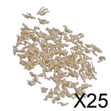 Maxbell 25xModel Train Unpainted Seated People Passangers Figures 2cm