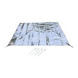 Maxbell Double Sided Aluminum Foil Pad Sturdy Portable for Camping Beach Tent Hiking 200x200cm
