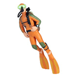 Maxbell 6pcs Miniature Diver Figure Ocean Model Decor Fish Tank Accessories