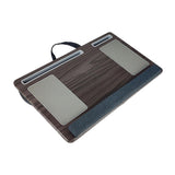 Maxbell Lap Desks with Wrist Pad Anti Slip Easy to Carry with Pillow Cushions for Home Gray
