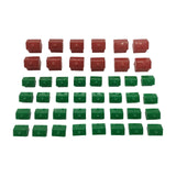 Maxbell Hotel Game Replacement Pieces Premium Game Plastic Hotels Houses Game Piece