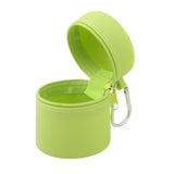 Maxbell Fly Fishing Box Mini Trash Can Zippered Dust Box Bin for Park Picnic Outdoor green