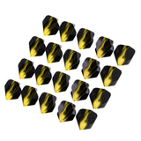 Maxbell Maxbell 20 Pieces Standard Shape Dart Flights Tail Replacement Accessories Yellow