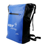 Maxbell 25L PVC Water Resistant Backpack Wear Resistant for Water Sports Storage Bag Blue