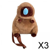 Maxbell 3xCapybara Backpack Large Capacity Cute Animal Backpack for Travel Ladies Kids
