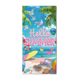Maxbell Beach Party Decorations Door Cover Photo Backdrop for Birthday Festival Pool