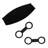 Maxbell Neoprene Scuba Diving Mask Strap & 2 Pieces Silicone Snorkel Keeper Holder