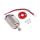 Maxbell RC Motor with Holder Replacement Brushed for MN78 MN99S C24 C34 Pickup Truck Red Base