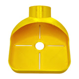 Hole Drill Dust Collector Easy to Install Lightweight for Workshop 3.3x4inch yellow