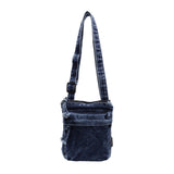 Maxbell Denim Phone Purse Comfortable Zipper Handbag for Women Men Camping Traveling