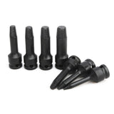 Maxbell 7Pcs Damaged Screw Extractor Square Handle Easy Out Steel Bolt Extractor Set