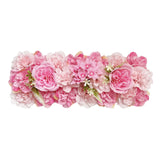 Artificial Flower Panel for Table Centerpieces for Wedding Dining Table Ceremony Dark Pink