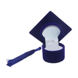 Graduation Cap Ring Holder for Graduation Ceremony Cap Design Ring Packaging blue