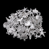 Maxbell 60Pcs Tibetan Silver Alloy Ocean Series Charms Pendants For Jewelry Findings - Aladdin Shoppers