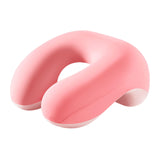 Maxbell Desk Napping Pillow with Zipper Office Sleeping Pillow for Car Office School Pink