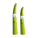 Maxbell 2 Pieces Garden Stakes Plant Art Rustic Ornaments for Park Outside White Eyes