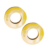 Maxbell 2 Pieces Fractional Weight Plates Color Coded for Strength Training Portable yellow 1.25LB