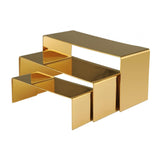 Maxbell 3 Pieces Purse Perfume Display Riser Stand for Home and Retail Shops Stylish Style A