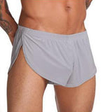Maxbell Sexy Men Ultrathin Meryl Boxers Trunks Underwear Briefs Pouch Pants L Grey