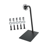 Maxbell Wheel Rim Storage Rack Garage Truck Shop 360 Rotating Car Tire Display Stand Rectangle Base