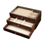 Jewelry Box Large Capacity Jewelry Organizer for Earrings Pendants Bracelets Style C