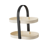 Vanity Organizer Shelf Multipurpose Storage Tray for Bedroom Desktop Kitchen Black Handle