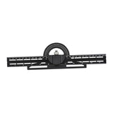 Maxbell Combination Square Ruler Set Protractor Adjustable Layout Woodworkings Ruler Black 30x8cm