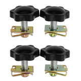 Maxbell 2xBlack Hard Saddlebag Locks Mounting Security Theft Deterrent For Motorcycle