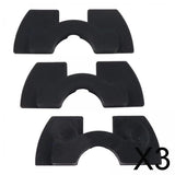 Maxbell 3x3x Electric Scooter Rubber Damping Pad Accessories for Xiaomi M365 black
