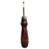 Maxbell Wood Handle Leather Edge Skiving Craft Tools Edge Beveler 0.8mm - Aladdin Shoppers