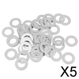 Maxbell 5x14mm Oil Drain Plug Gasket Washer Pack of 50 for Acura Honda 94109-14000