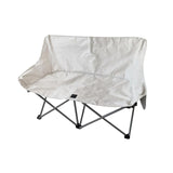 Maxbell Double Camping Chair Camping Folding Chair for Sporting Events Travel Picnic White