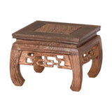 Maxbell Wood Planter Pedestal Flowerpot Riser for Indoor Outdoor Patio Garden Teapot 13.5cmx13.5cmx9cm