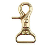 Maxbell 2 Sets Brass Lobster Clasp Hook Swivel Trigger Snap Hook & D Ring