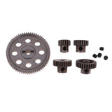 Maxbell Steel Diff Main Gear 64T & Motor Pinions 29T/26T/21T/17T for HSP 1/10 RC Car - Aladdin Shoppers