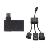 Maxbell 3 in 1 USB 2.0 OTG Cable Extension Adapter+Micro USB 2.0 OTG Host Adapter