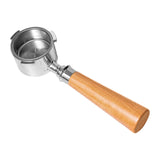 Maxbell 51mm Bottomless Portafilter Convenient for Coffee Lover Restaurant Household Wood