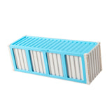 Maxbell Trading Card Storage Box Fashion Collectible Card Bin for Tabletop Gift Home Blue