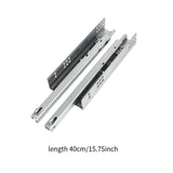 Maxbell 2Pcs Drawer Sliding Rails Drawer Slides for Furniture Bath Cabinet XL