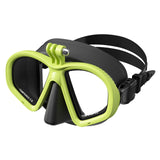 Maxbell Diving Glasses Lightweight Snorkel Gear for Water Sports Underwater Swimming Black Green